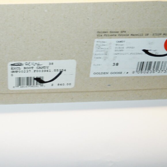 Golden Goose Candy Suede Cowboy Boots, Beige, Multiple Sizes, New w/ COA, Bag - Picture 12 of 14